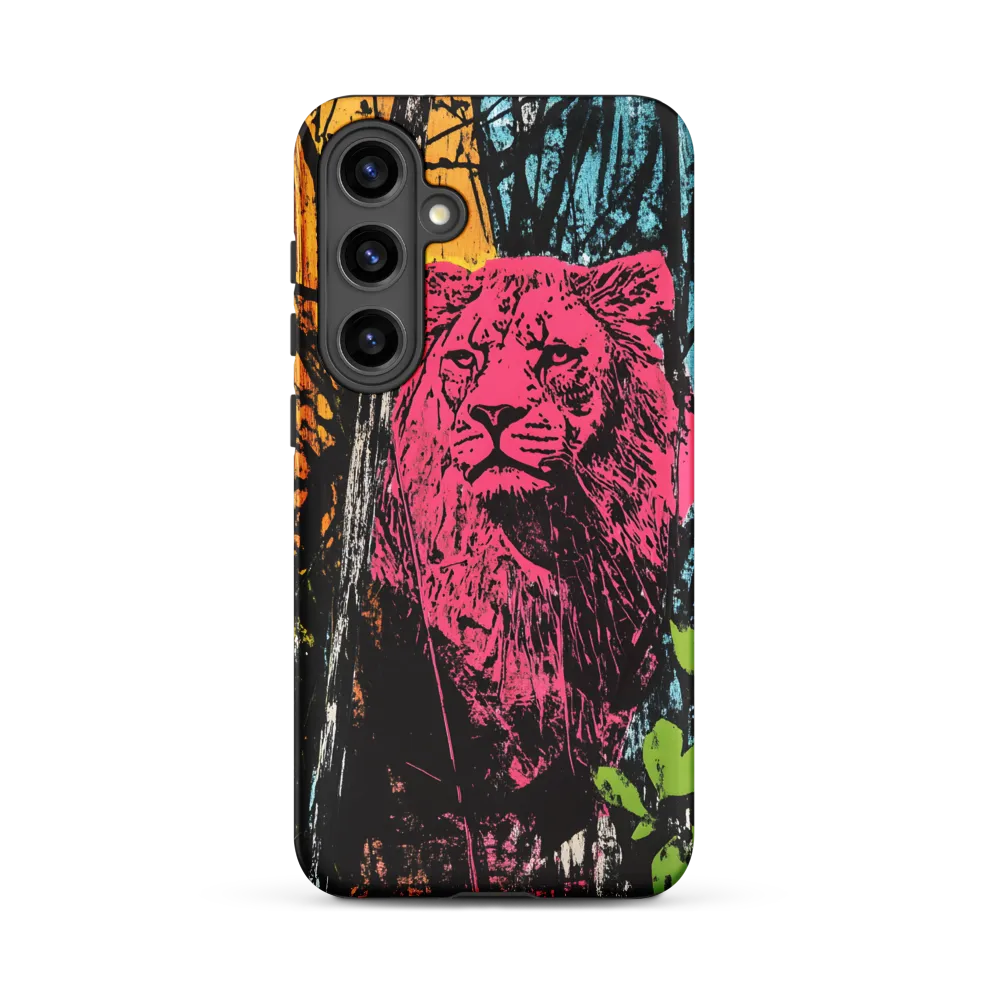 Fierce Vibrance: The Pink Lion