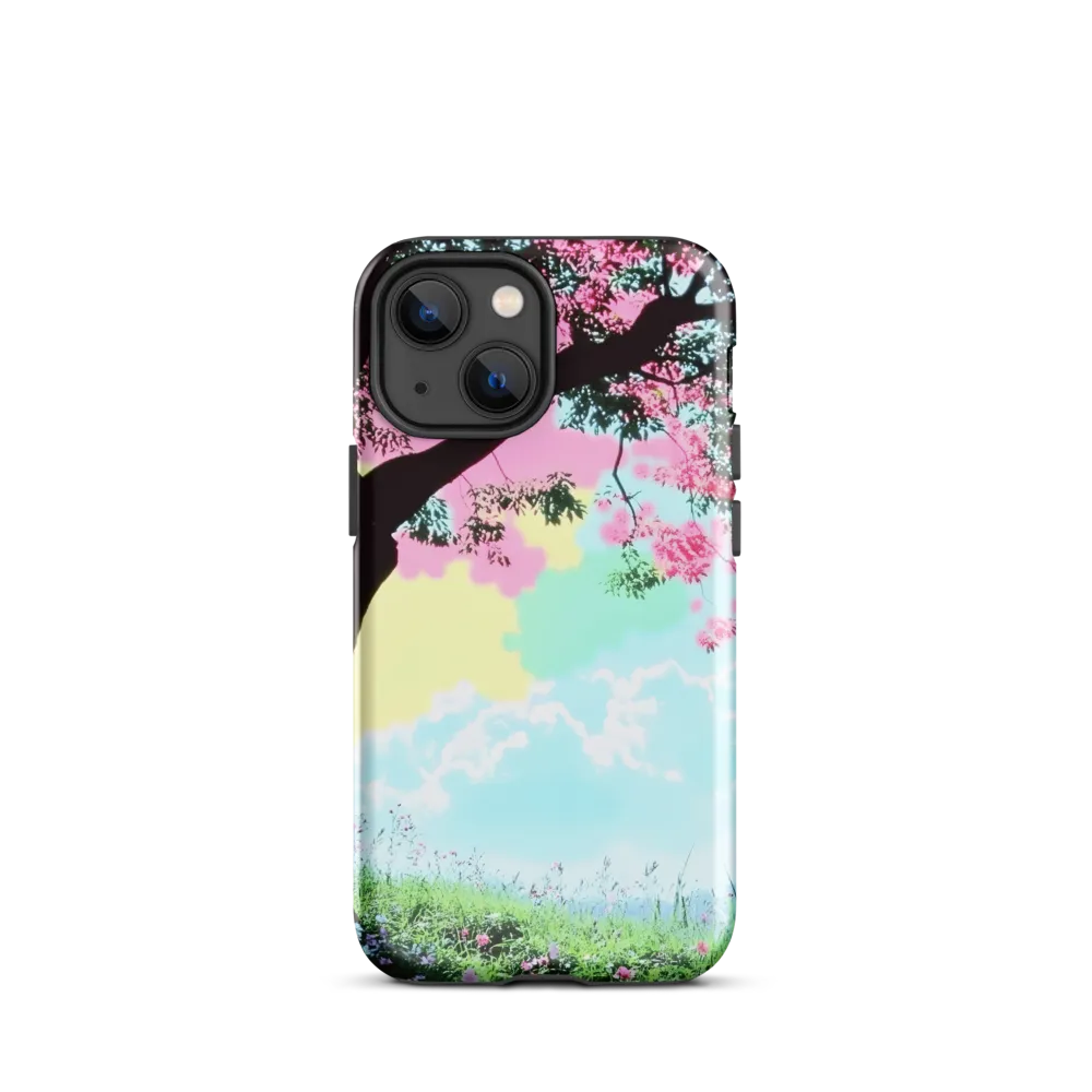 Pastel Dreams: A Surreal Tree Landscape