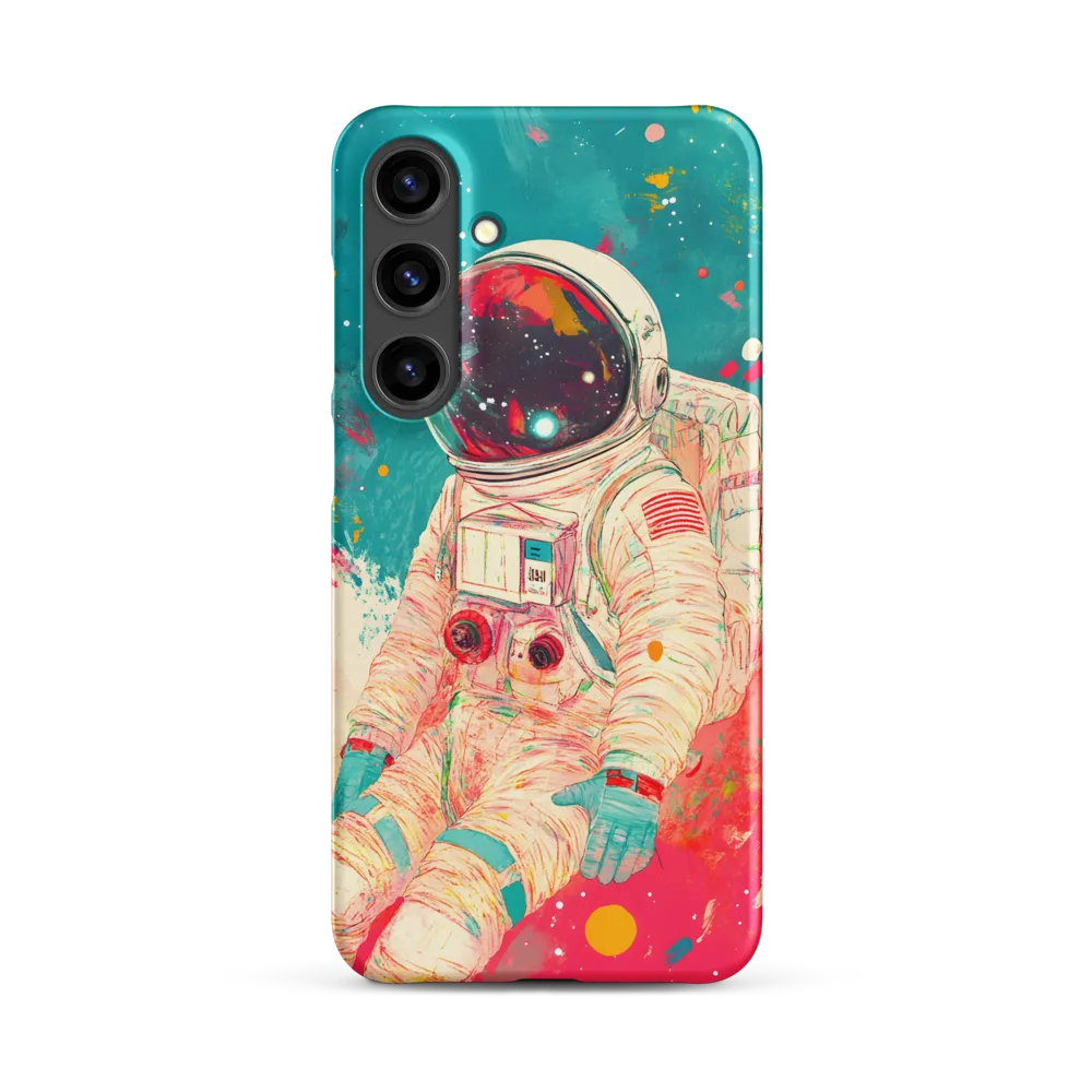 Cosmic Explorer: An Astronaut's Journey | Phone Case |  S24 Plus | Snap Case | Matte