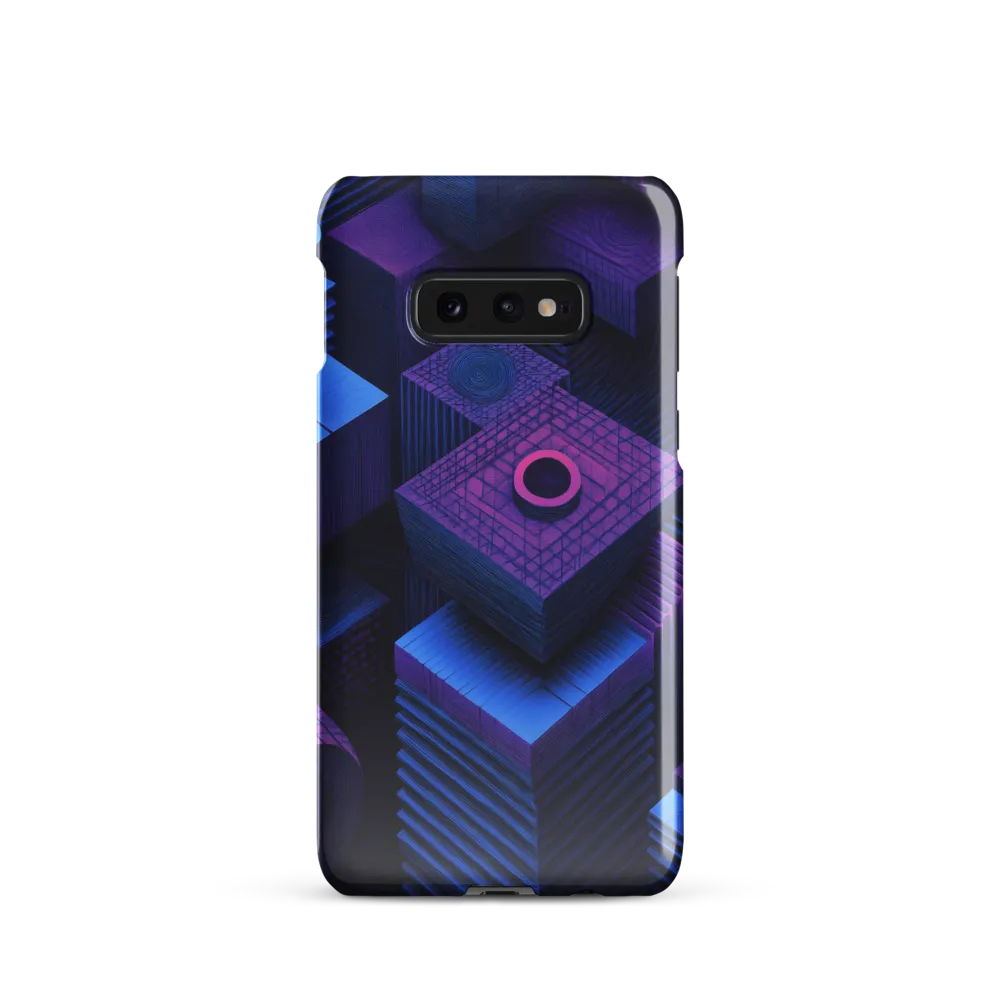 Geometric Dreams in Blue and Purple
