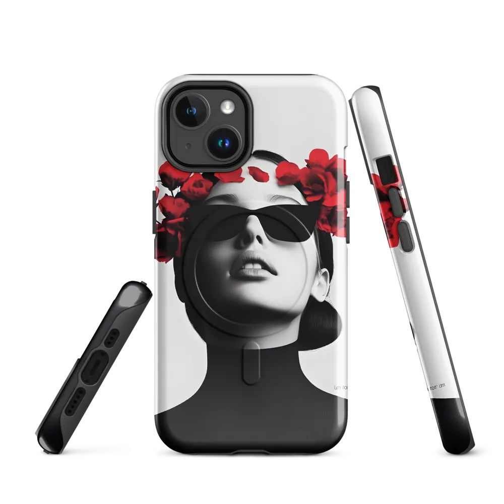 Blooming Elegance | Phone Case |  14 | MagSafe® Tough Case | Glossy