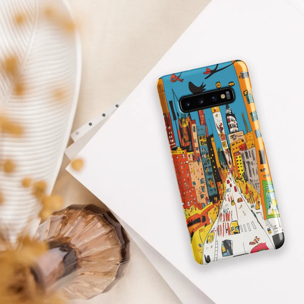 Whimsical Urban Symphony | Phone Case |  S10 Plus | Snap Case | Glossy