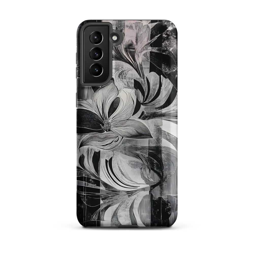 Floral Fusion in Monochrome