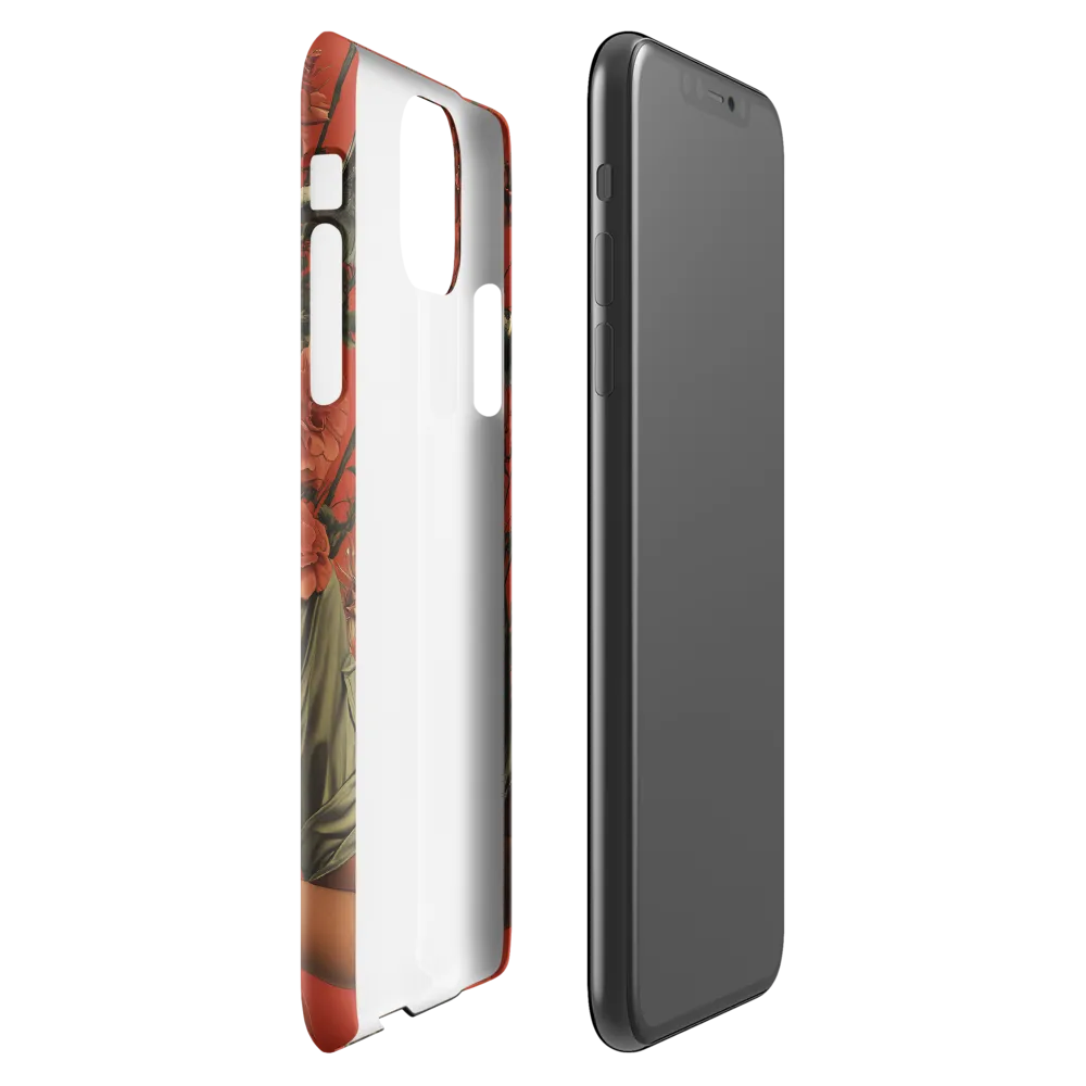 Harmony and Strength: A Portrait Among Roses | Phone Case |  11 Pro Max | Snap Case | Glossy