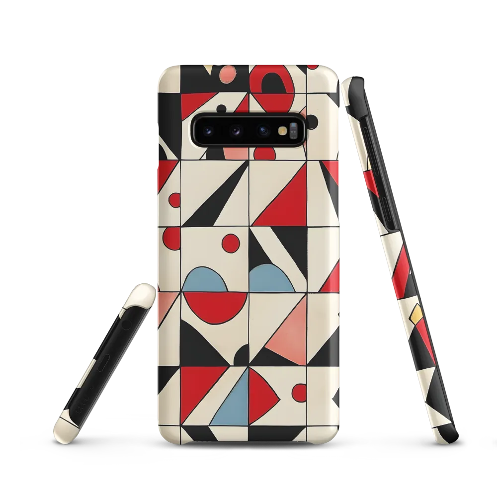 Dynamic Geometric Harmony | Phone Case |  S10 | Snap Case | Matte
