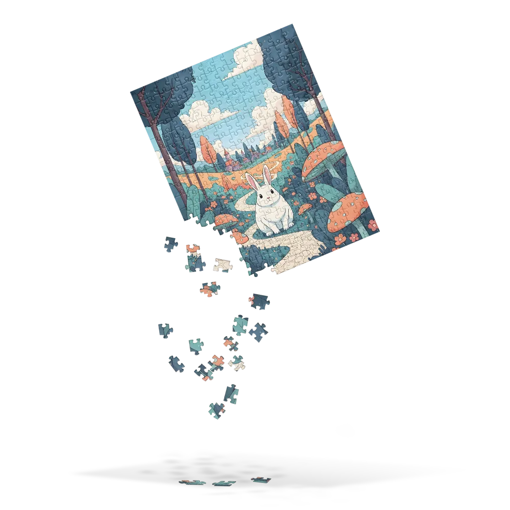 Meadow Rabbit 
 Jigsaw Puzzle