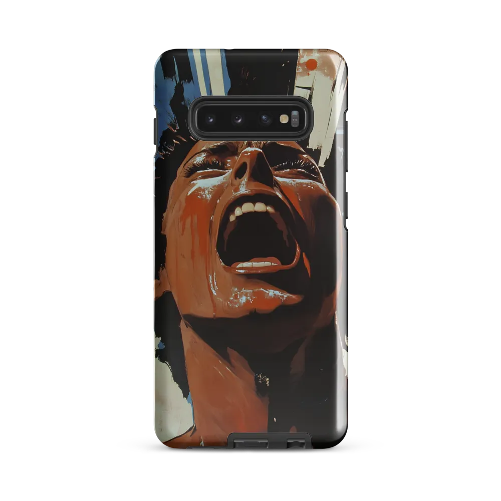 Raw Emotion: The Anguish Within | Phone Case |  S10 Plus | Tough Case | Glossy