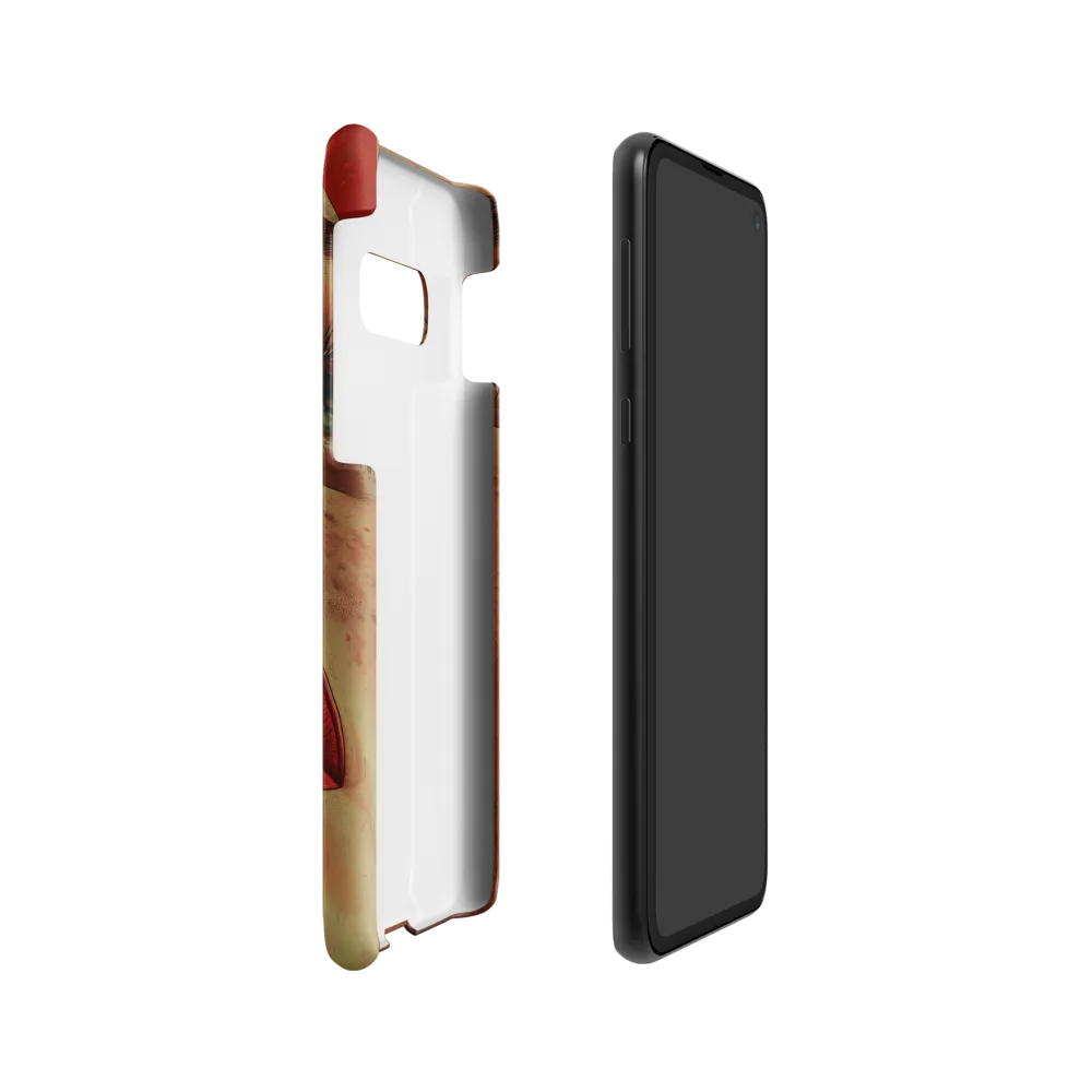 Red Intensity: A Portrait of Elegance