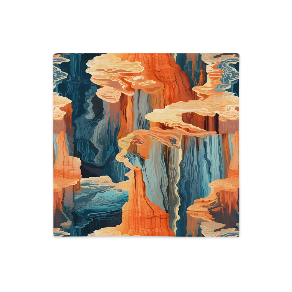 Ethereal Canyon Dreamscape | Pillow Case | 18″×18″