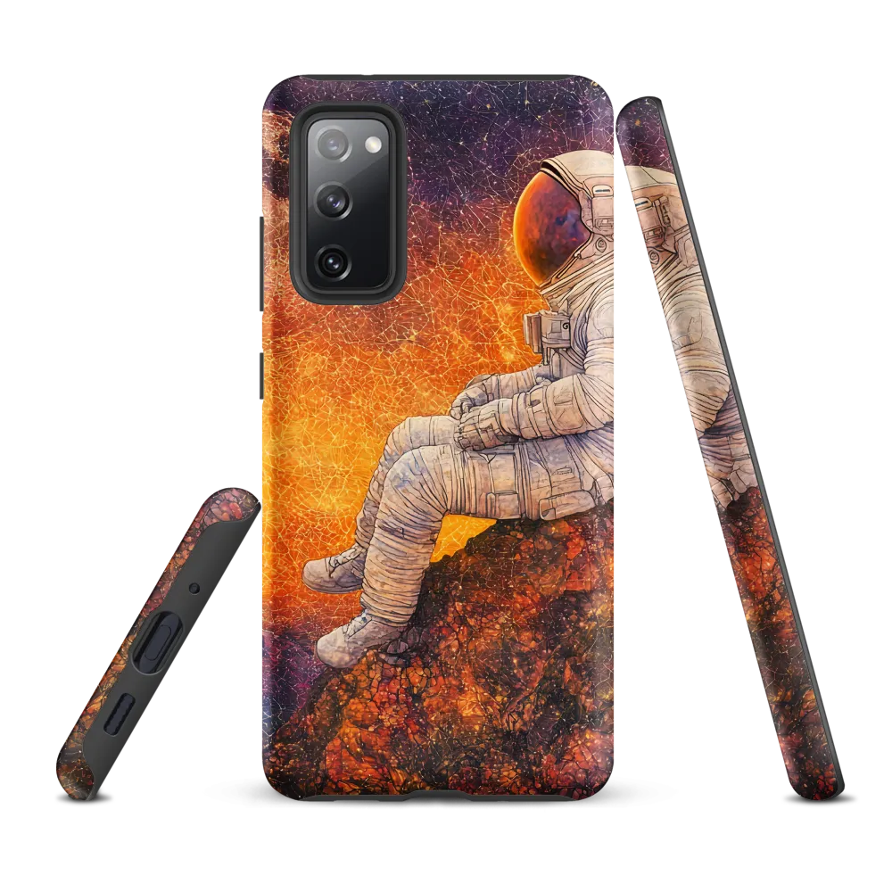 Cosmic Contemplation | Phone Case |  S20 FE | Tough Case | Matte