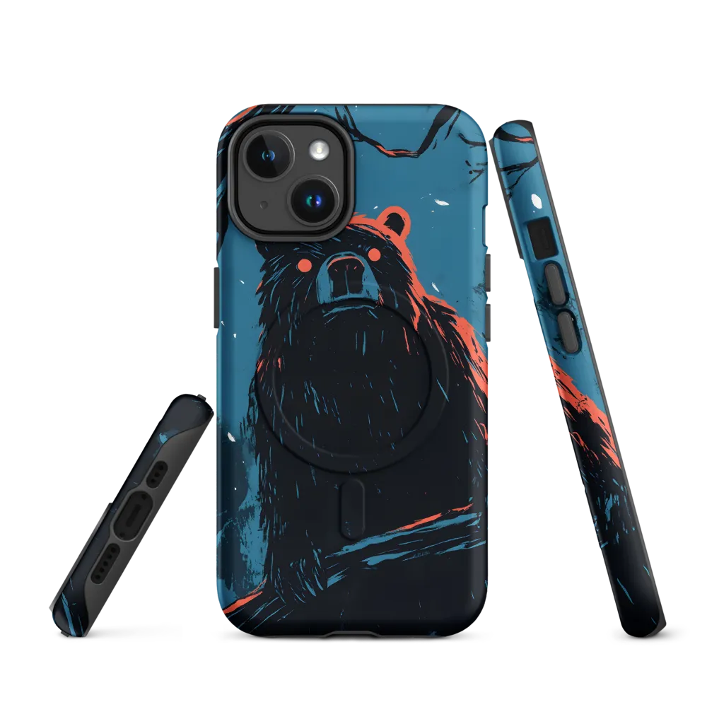 Eerie Majesty: A Bear in the Night