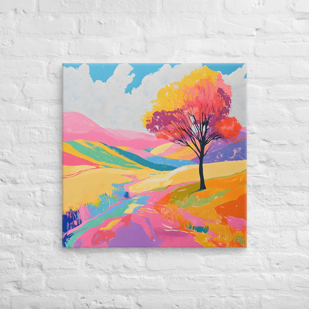 Vibrant Nature's Palette | Canvas | 28″×28″