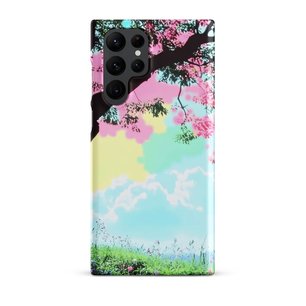 Pastel Dreams: A Surreal Tree Landscape