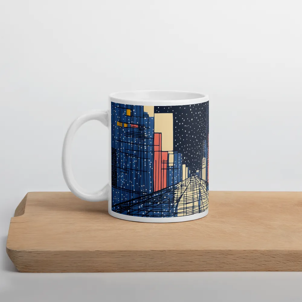 Urban Nights | Mug with White inside | 11 oz