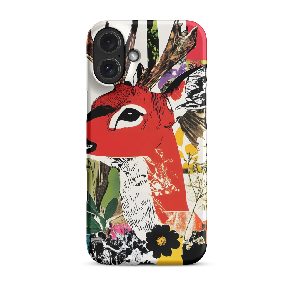 Vibrant Harmony: The Deer in Nature | Phone Case |  16 Plus | Snap Case | Matte