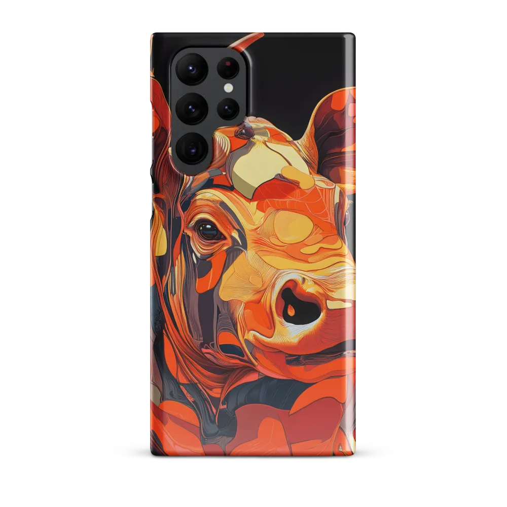 Modern Serenade: The Vibrant Cow