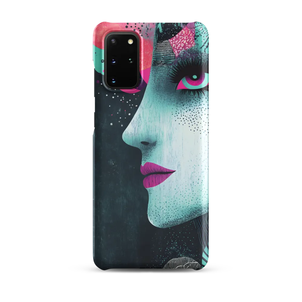 Mystical Beauty in Blue and Pink | Phone Case |  S20 Plus | Snap Case | Matte