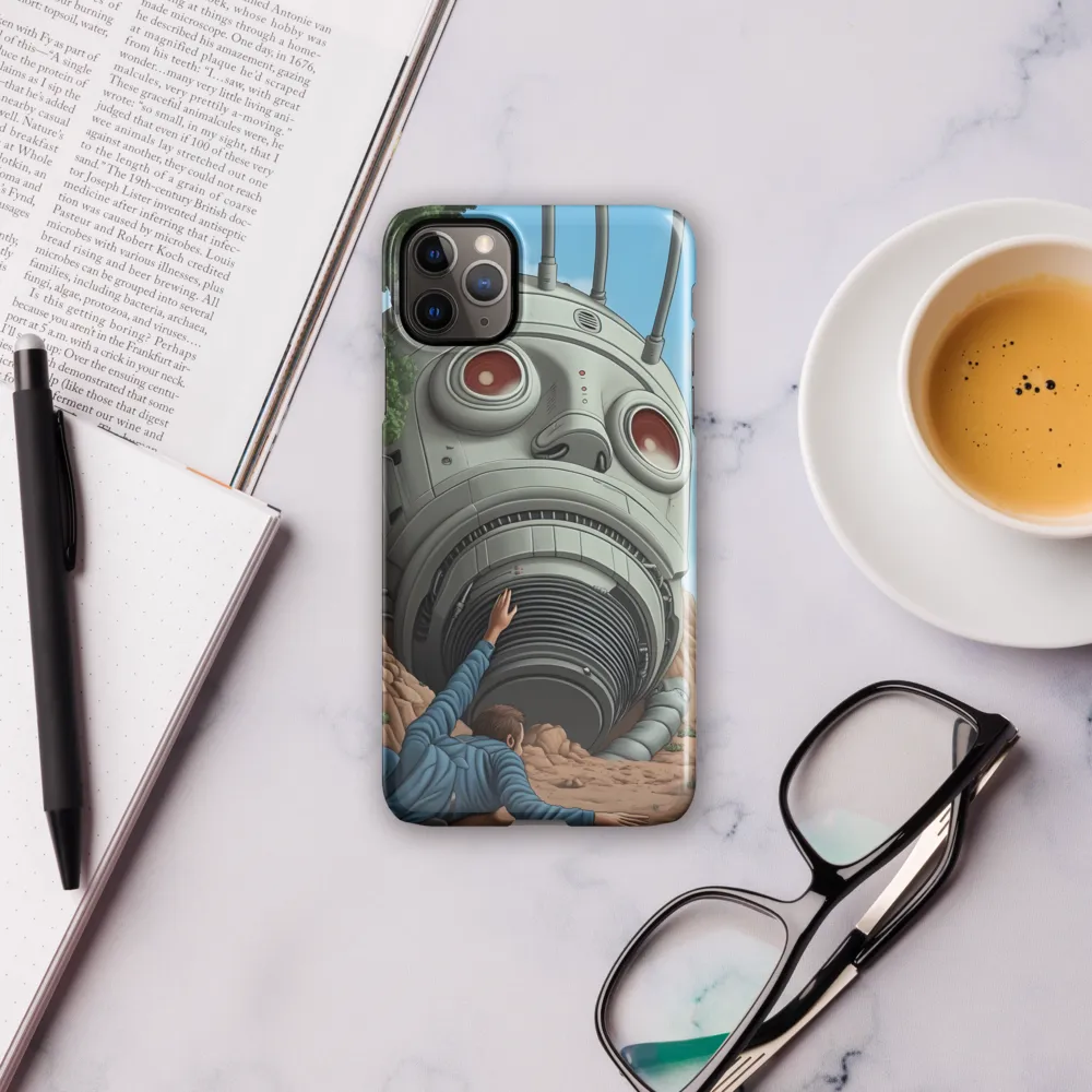 The Descent into Technological Abyss | Phone Case |  11 Pro Max | Snap Case | Glossy