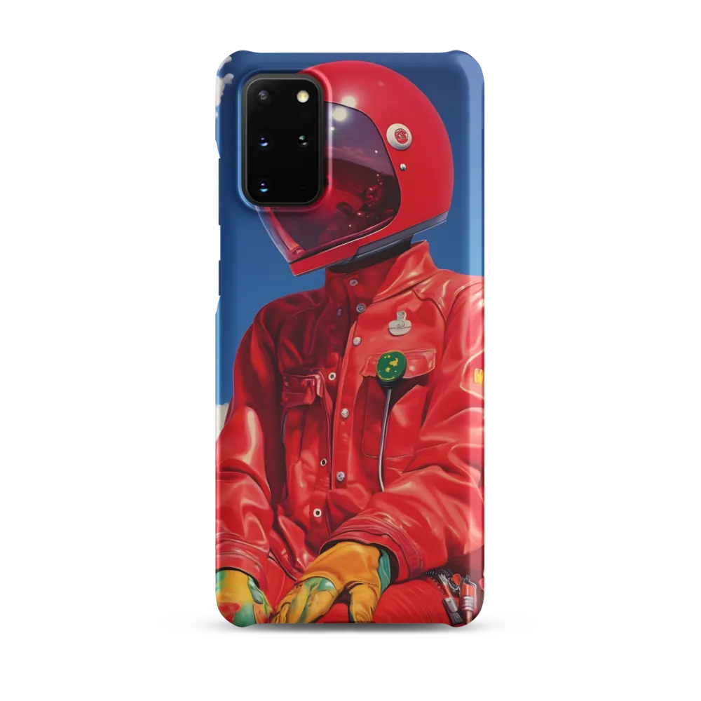 Astronaut in Crimson