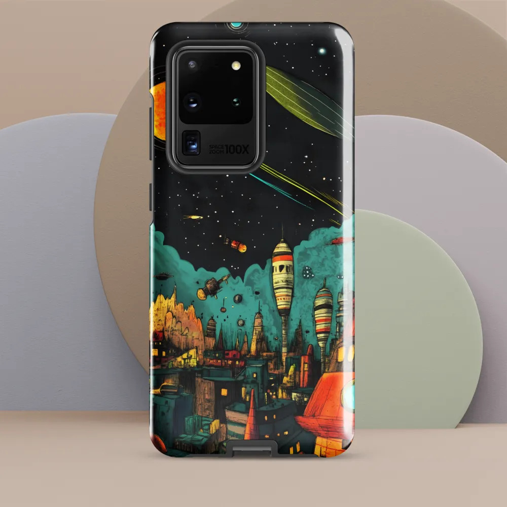 Galactic Cityscape: A Journey Through Imagination