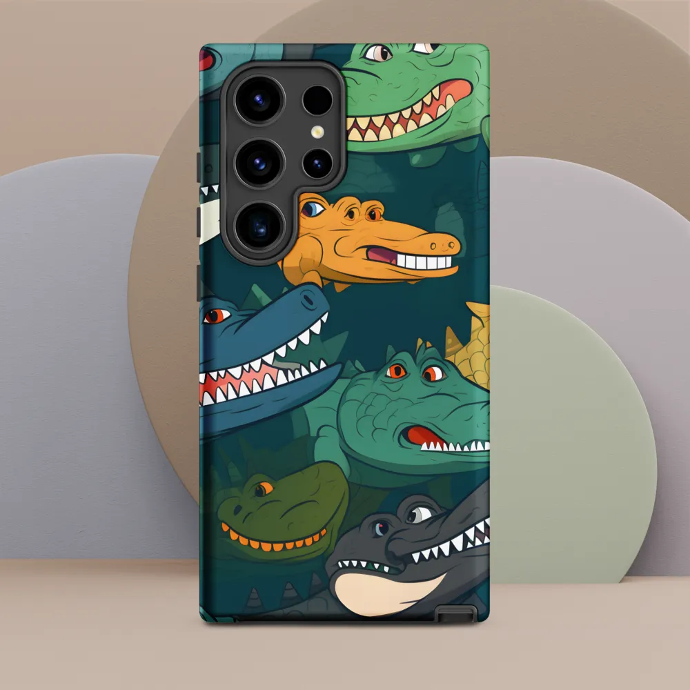 Cheerful Crocodilian Parade