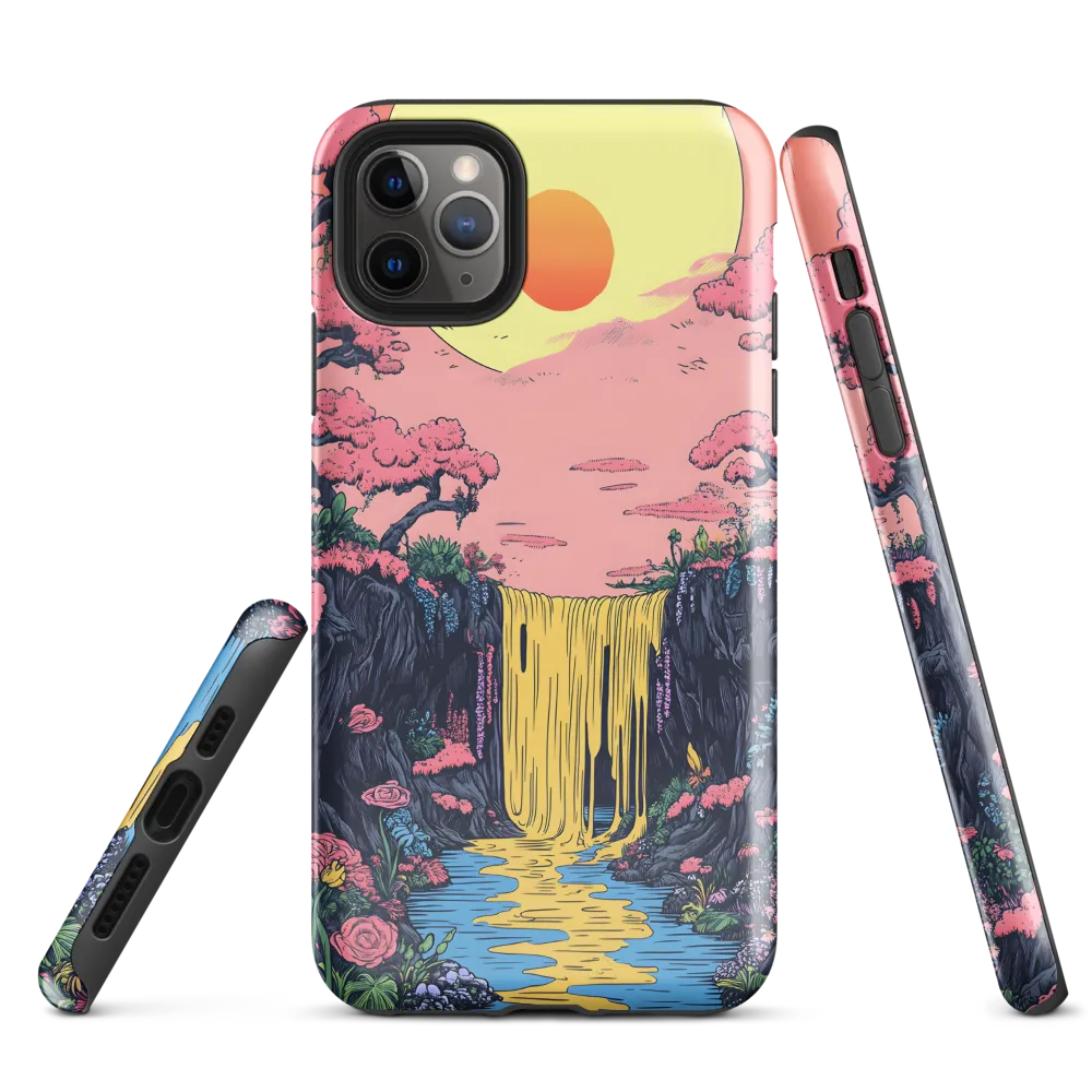 Ethereal Cascade of Blossoms | Phone Case |  11 Pro Max | Tough Case | Glossy