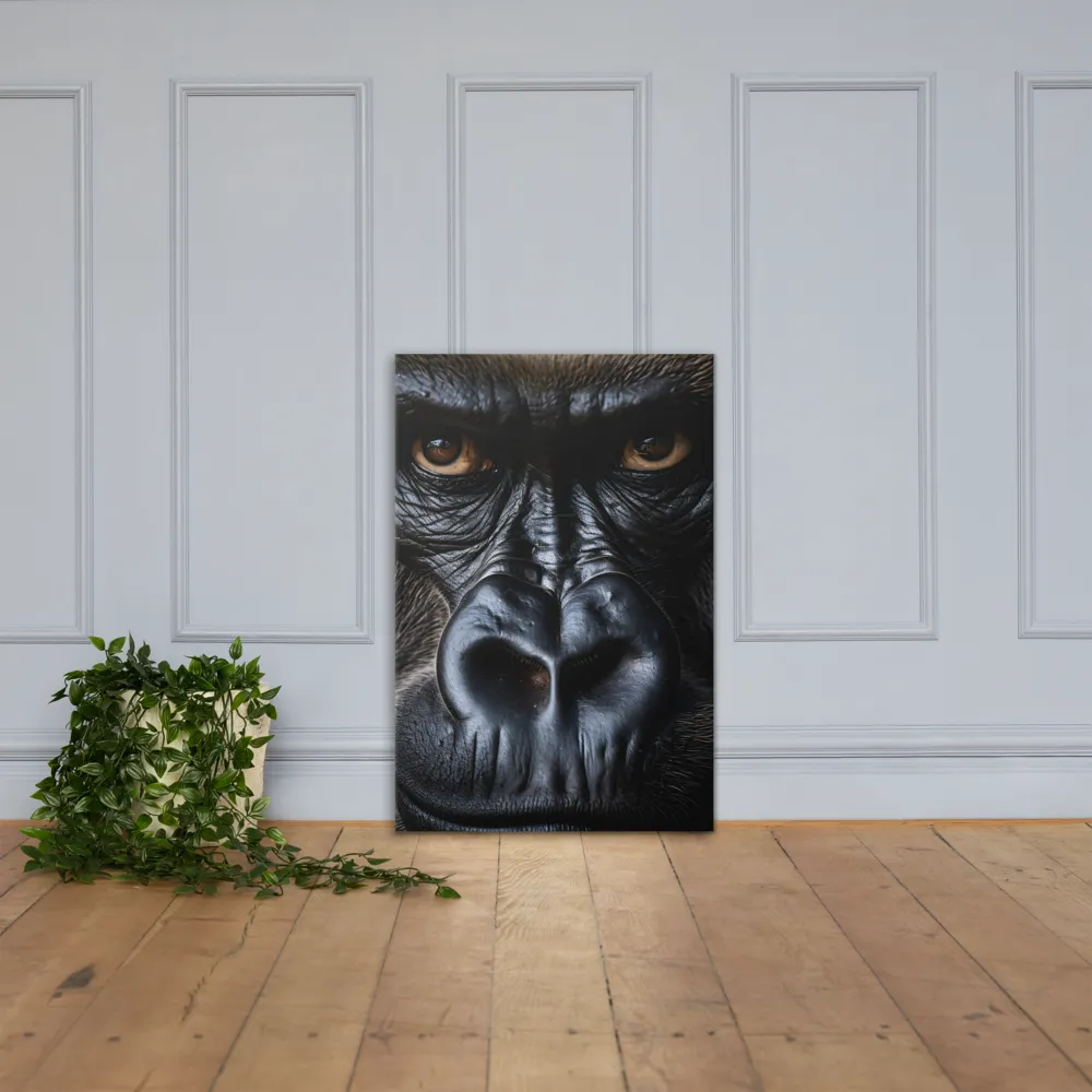 Gaze of the Wild: A Gorilla's Portrait