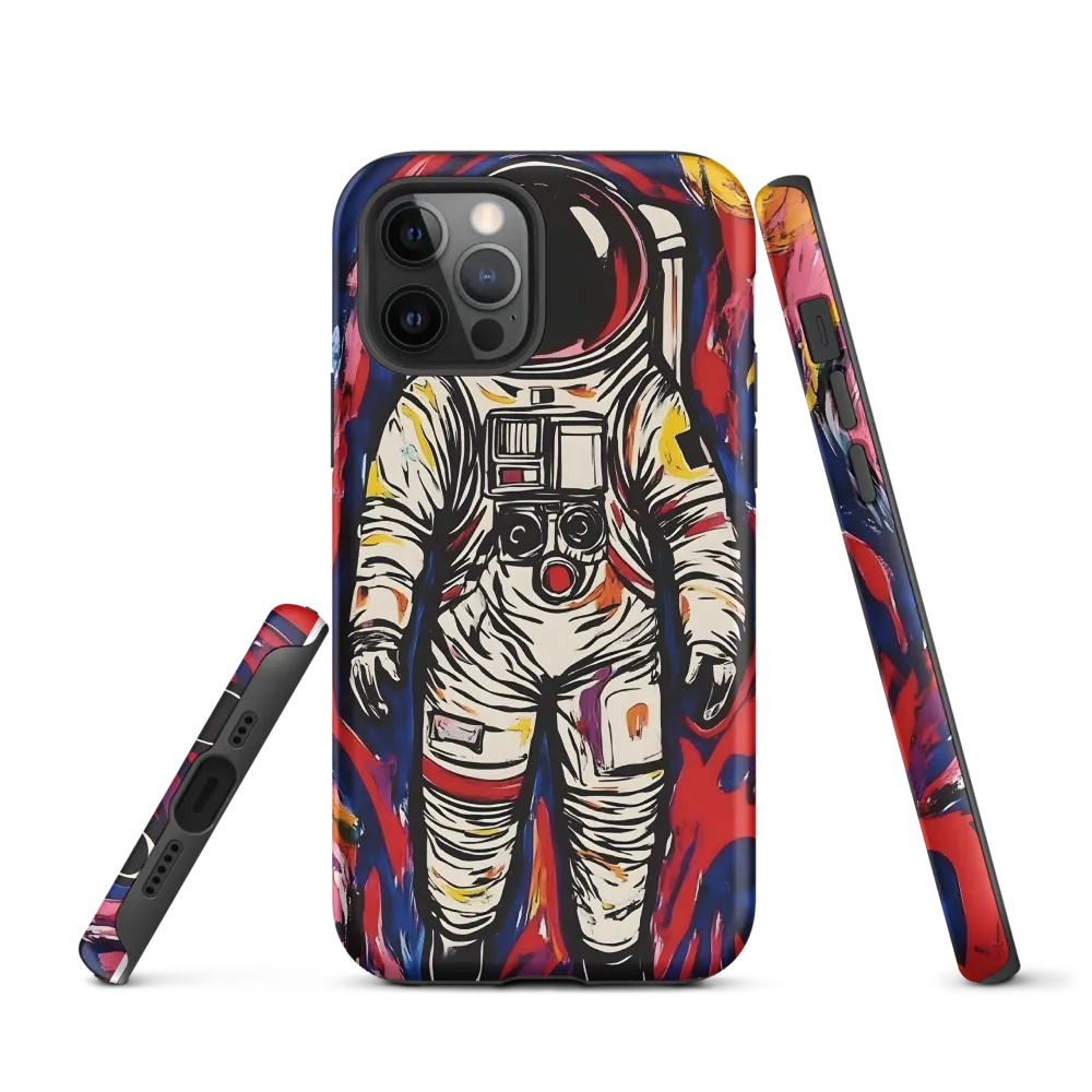 Astronaut in Chromatic Flux
