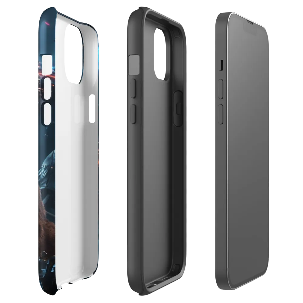 Cosmic Sentinel: The Majestic Panther | Phone Case |  14 Plus | Tough Case | Glossy