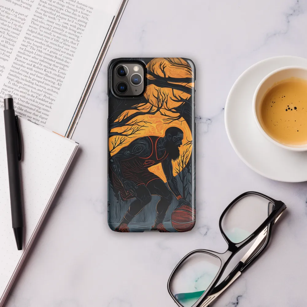 Under the Moonlight: A Basketball Player's Dance | Phone Case |  11 Pro Max | Snap Case | Glossy