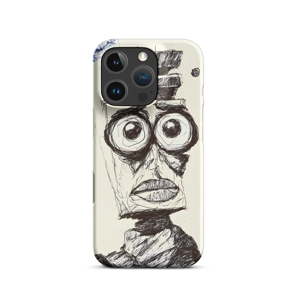 Abstract Surrealist Figure in Cubism | Phone Case |  16 Pro | Snap Case | Matte