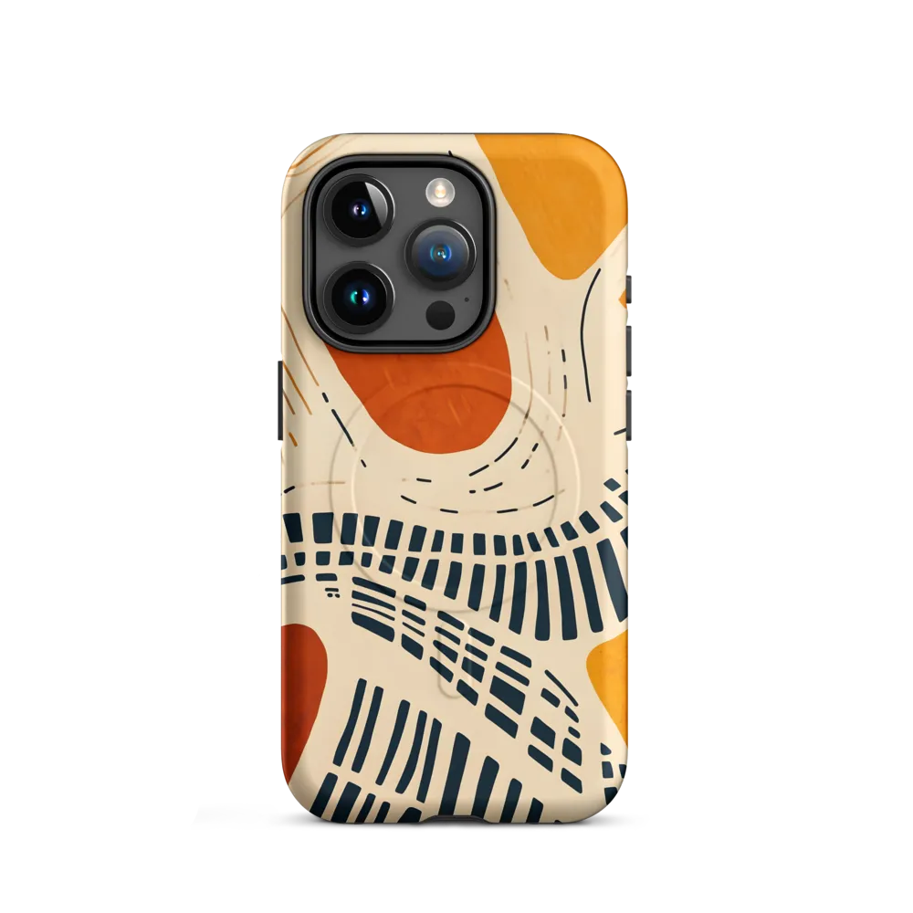 Urban Patterns in Harmony | Phone Case |  15 Pro | MagSafe® Tough Case | Matte