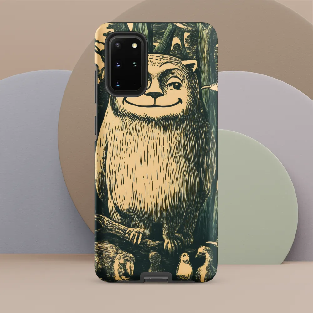 Forest Guardian: A Whimsical Encounter | Phone Case |  S20 Plus | Tough Case | Matte