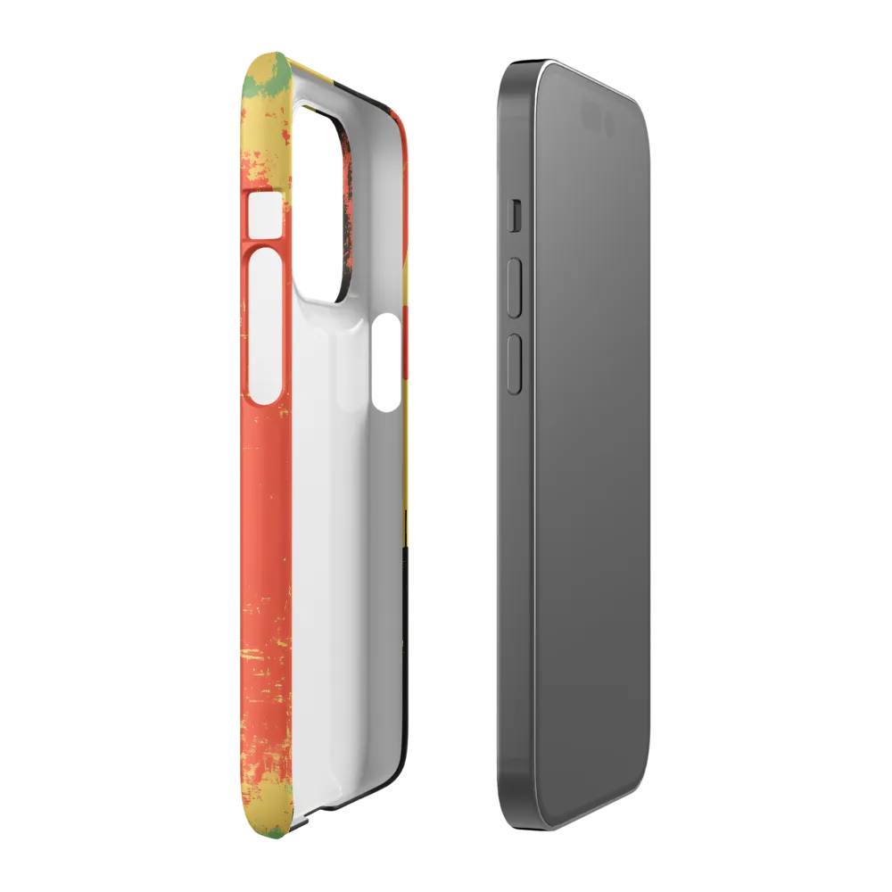 Journey to the Stars: A Retro-Futuristic Landscape | Phone Case |  14 Pro | Snap Case | Matte