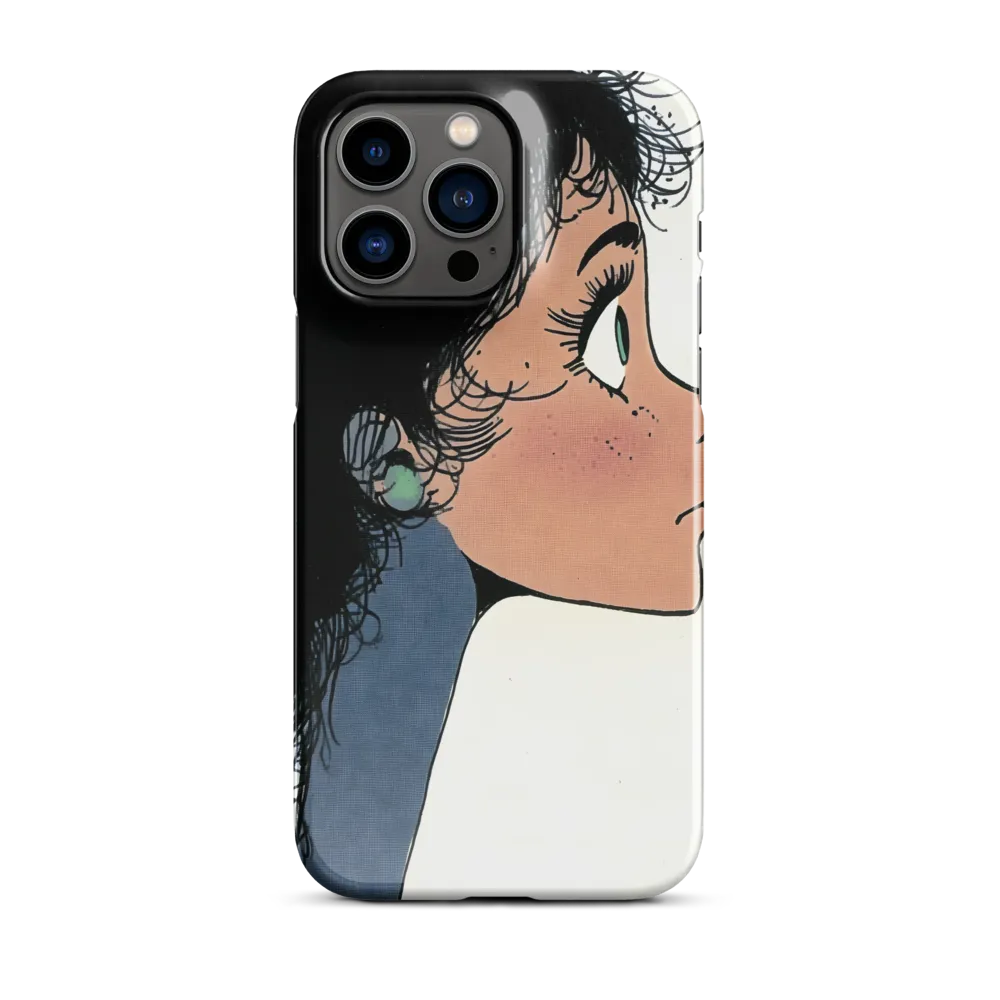 Whispers of Contemplation | Phone Case |  14 Pro Max | Snap Case | Glossy