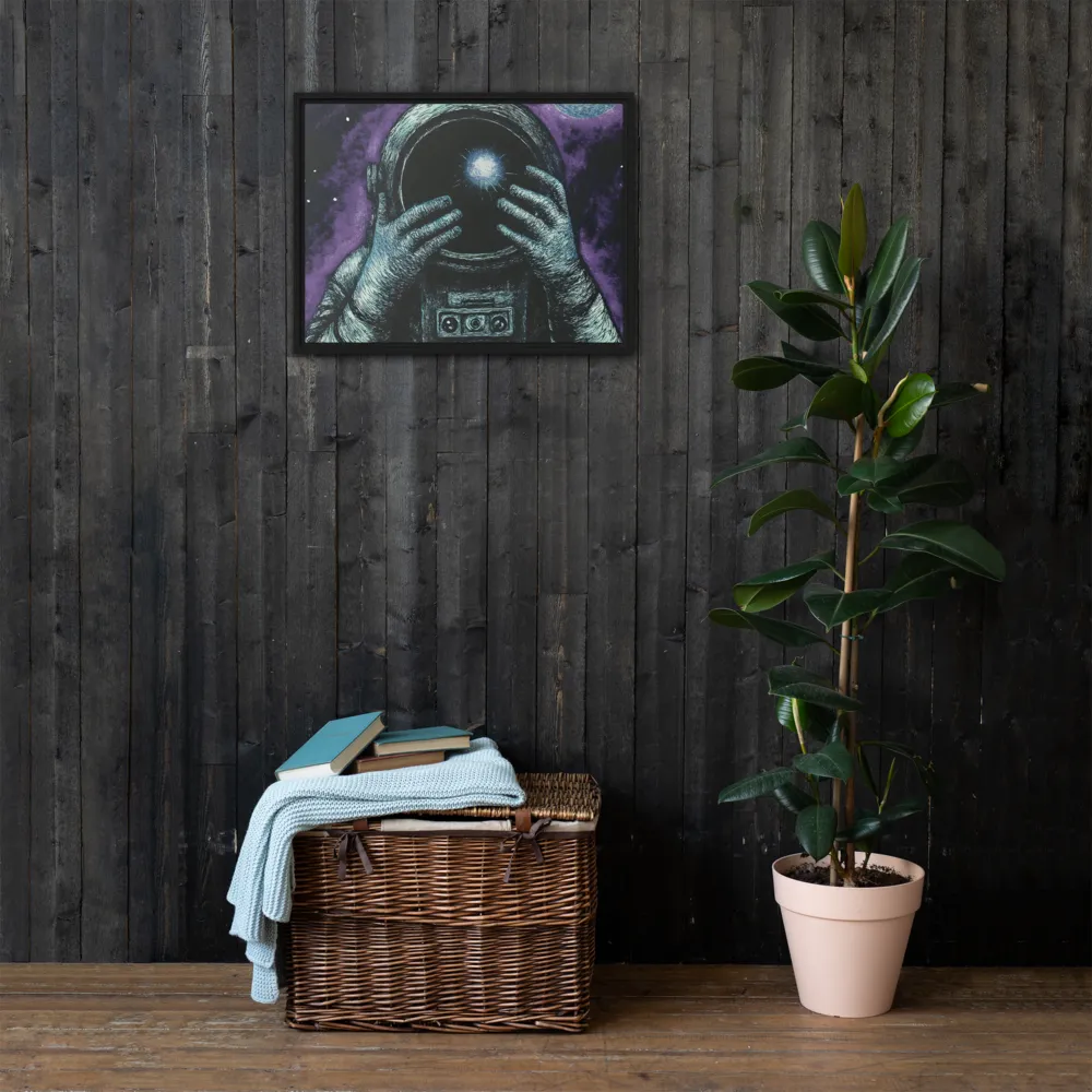 Beyond the Stars | Canvas with Black Frame | 18″×24″