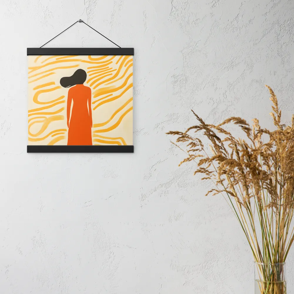 Connection to Serenity | Poster With Black Wood Hanger | 12″×12″