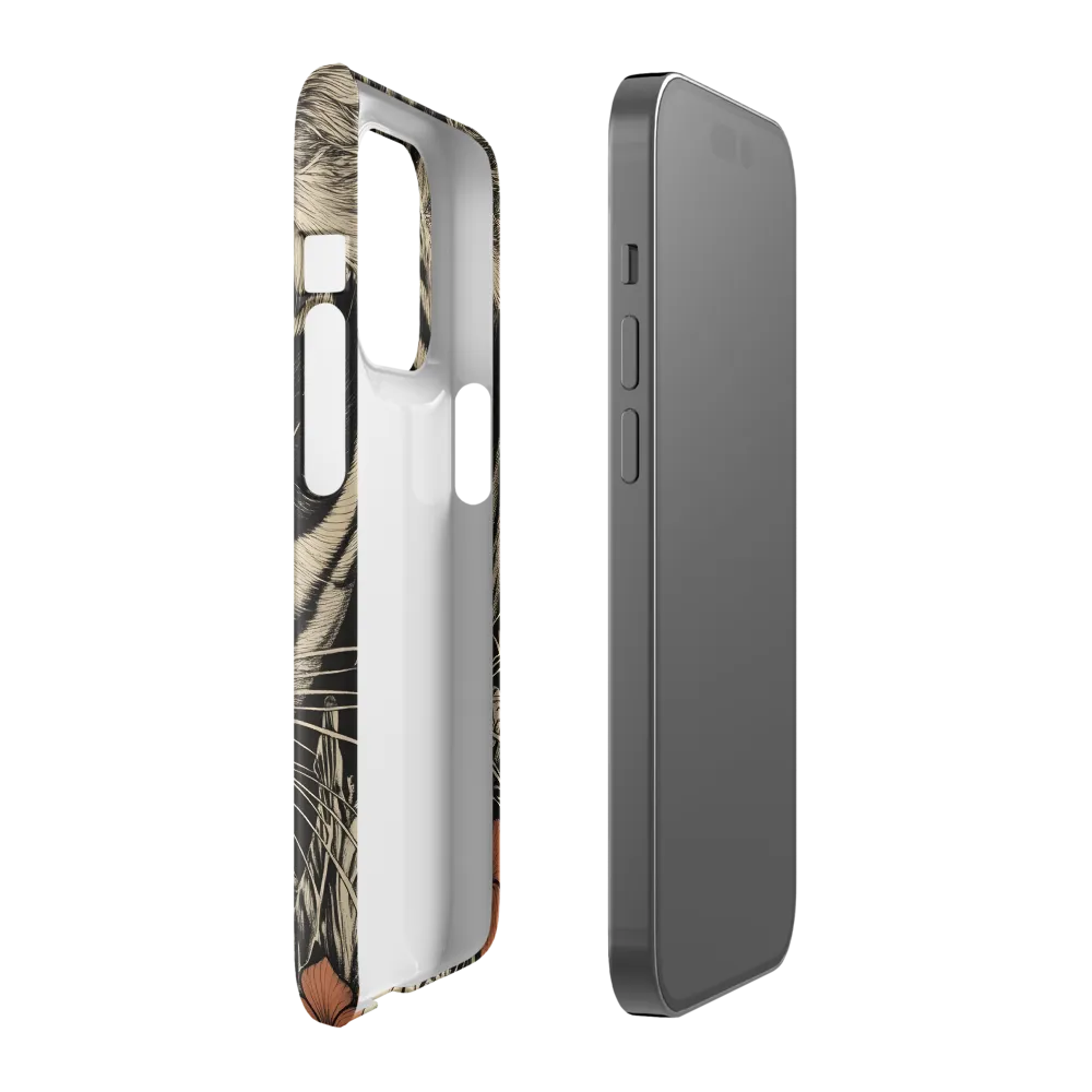 Feline Majesty: The Human-Leopard Connection | Phone Case |  14 Pro | Snap Case | Glossy