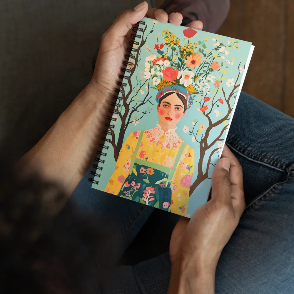 Blooming Portrait of Nature | Spiral Notebook