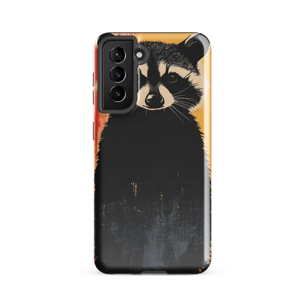 Whimsical Raccoon Portrait