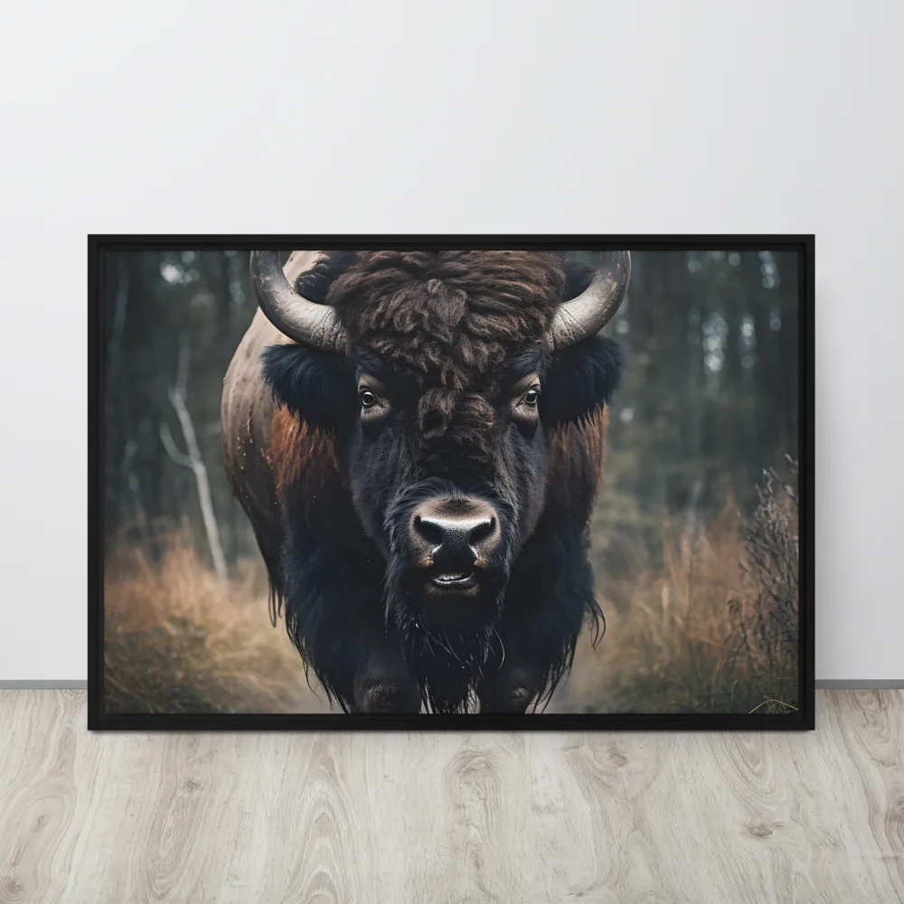 Majesty in the Wilderness | Canvas with Black Frame | 24″×36″