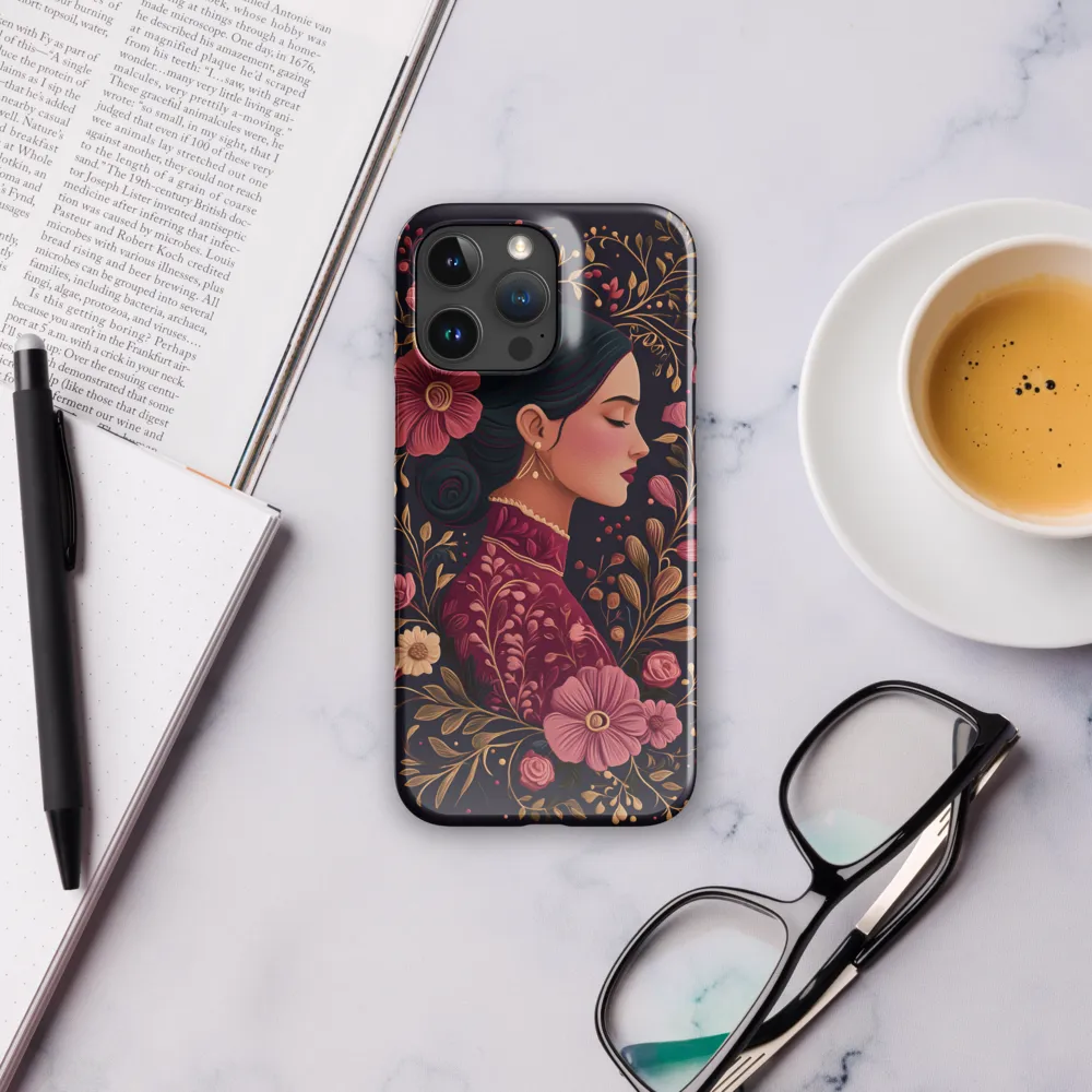 Portrait of Serenity | Phone Case |  16 Pro Max | Snap Case | Glossy