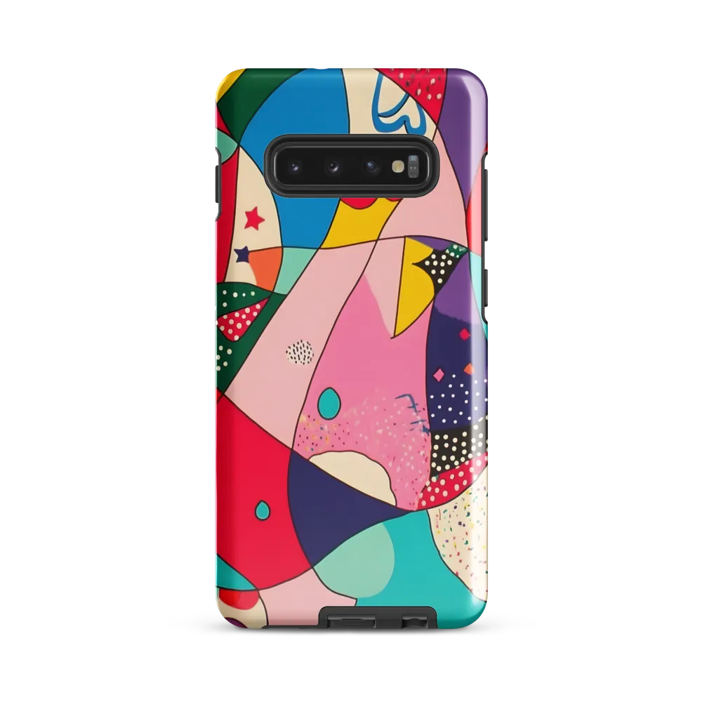 Playful Geometry in Color | Phone Case |  S10 Plus | Tough Case | Glossy