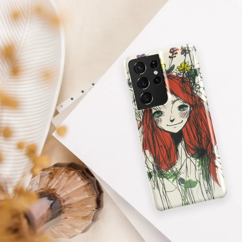 Whimsical Floral Portrait