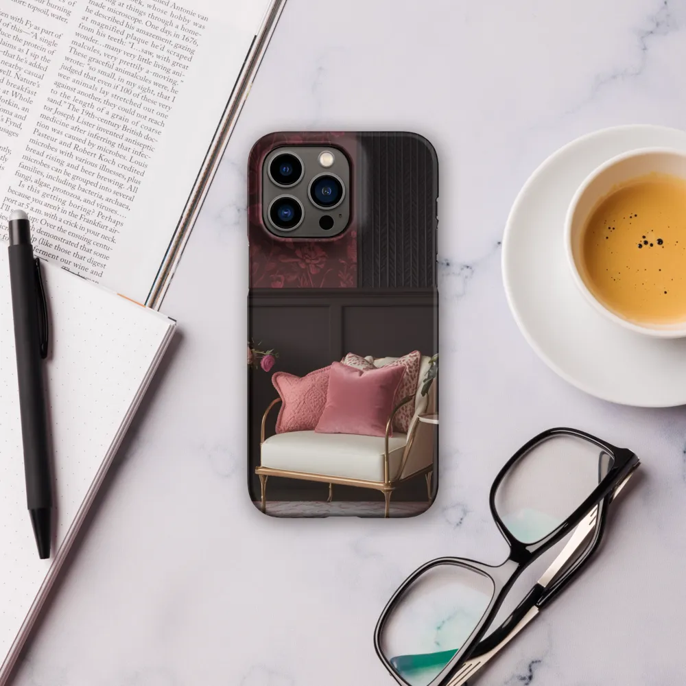 Elegance in Contrast: A Modern Interior Design | Phone Case |  14 Pro Max | Snap Case | Matte