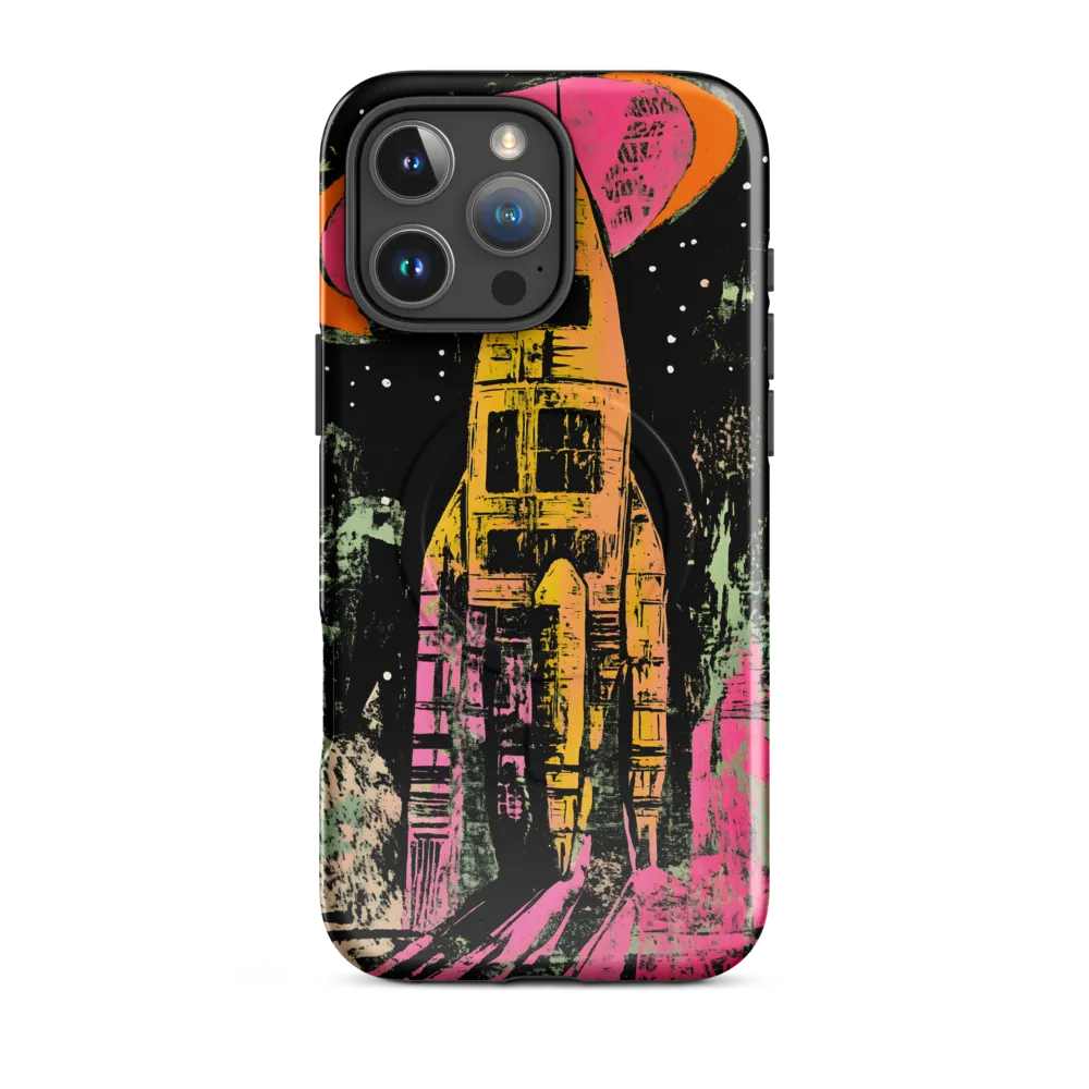 Cosmic Voyage: A Surreal Rocket Adventure