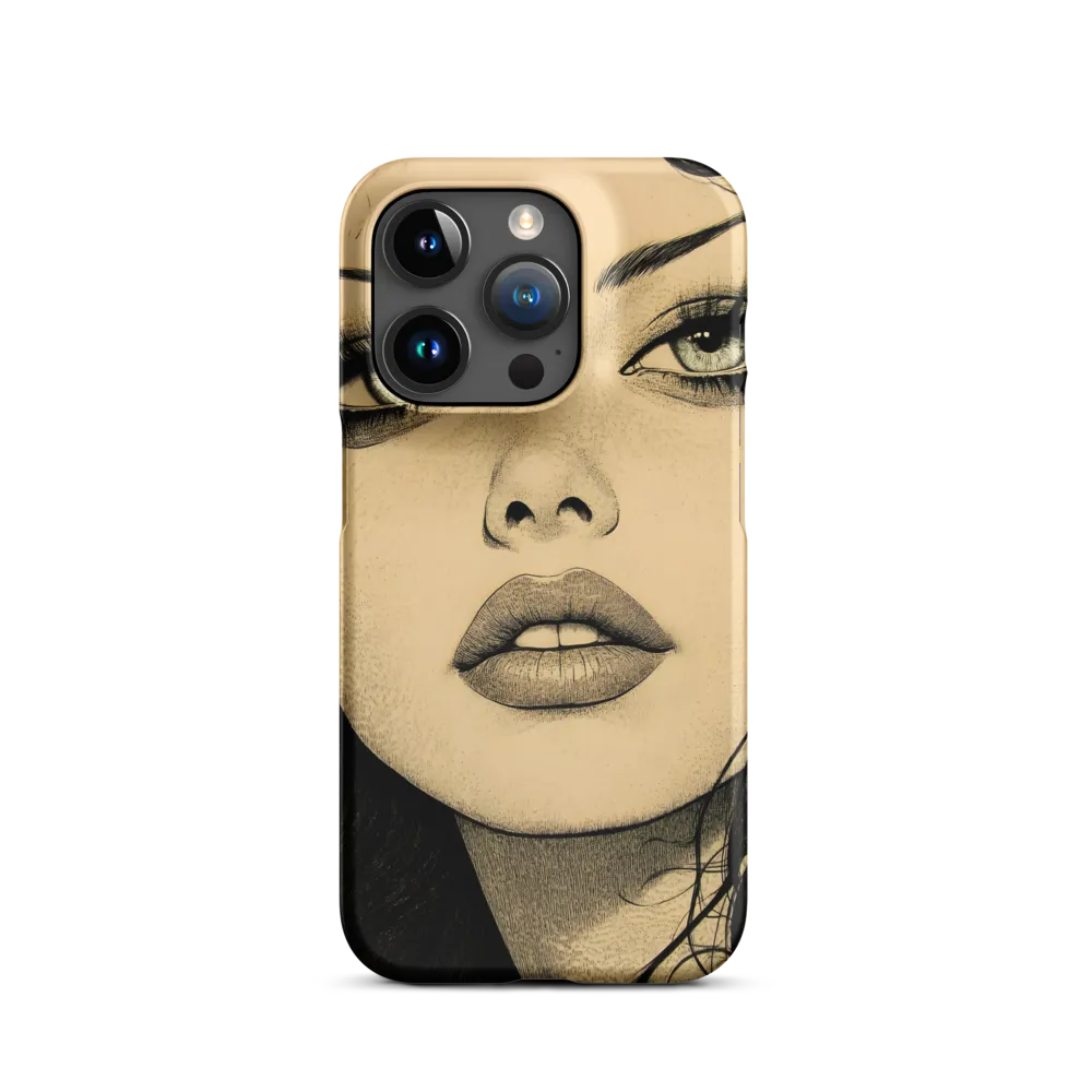 Enigmatic Gaze | Phone Case |  15 Pro | Snap Case | Matte