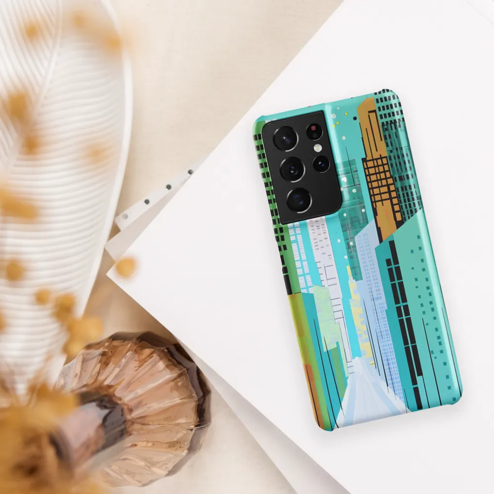 Urban Symphony in Turquoise