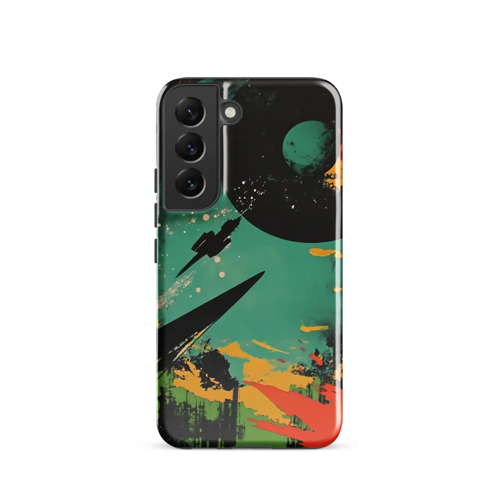 Journey Through the Cosmic Canvas | Phone Case |  S22 | Tough Case | Glossy