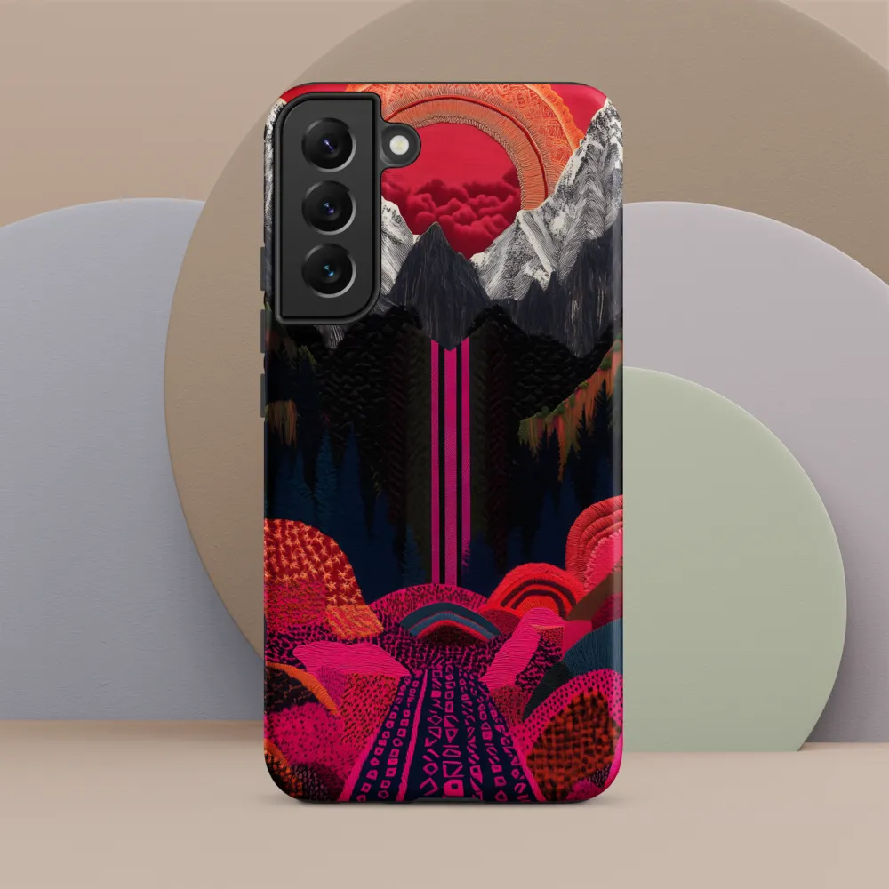 Ethereal Cascade: A Surreal Landscape